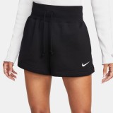 Nike Sportswear Phoenix Fleece Μαύρο - Γυναικείο Ψηλόμεσο Σορτς