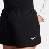 Nike Sportswear Phoenix Fleece Μαύρο - Γυναικείο Ψηλόμεσο Σορτς
