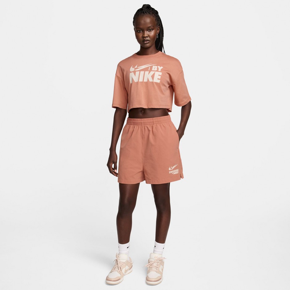 Γυναικείο Σορτς Καφέ - Nike Sportswear