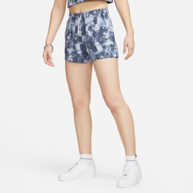 NIKE SPORTSWEAR JERSEY WAVE-DYE SHORTS Ανθρακί