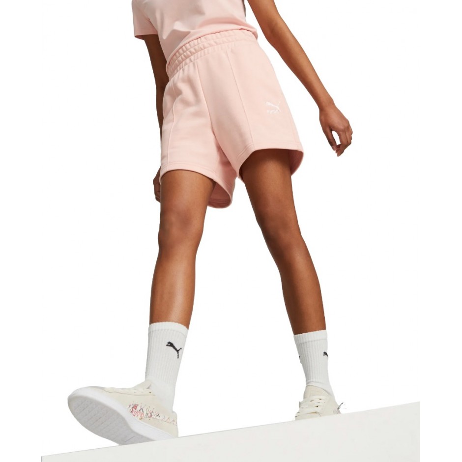 PUMA CLASSICS PINTUCK SHORTS Μπέζ