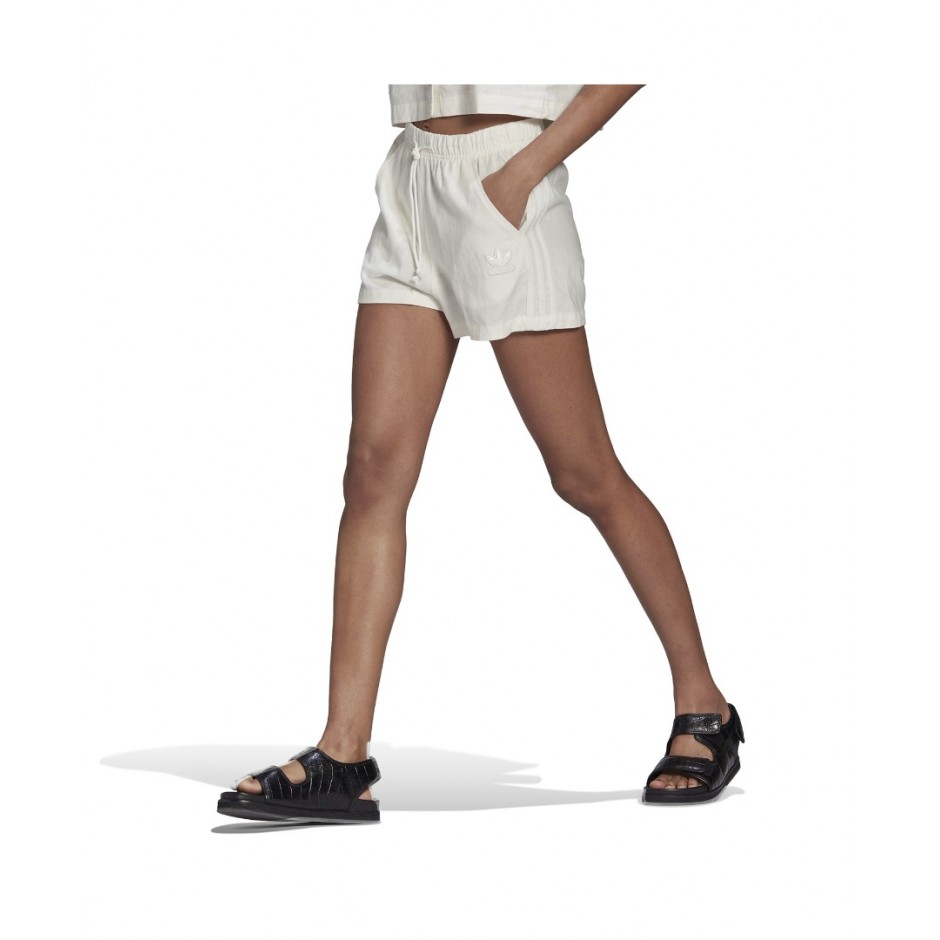 Γυναικείο Σορτς adidas Originals LINEN SHORTS Γκρί HC1944 