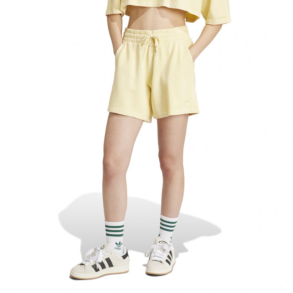 Γυναικείο Σορτς Κίτρινο - adidas Originals Essentials Plus