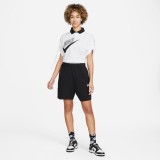 NIKE SPORTSWEAR WOMEN'S HIGH-RISE FLEECE DANCE SHORTS DV0334-010 Black Image 3