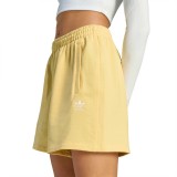 Γυναικεία Βερμούδα Κίτρινη - adidas Originals Essentials French Terry Εικόνα 2