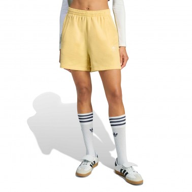 Γυναικεία Βερμούδα Κίτρινη - adidas Originals Essentials French Terry
