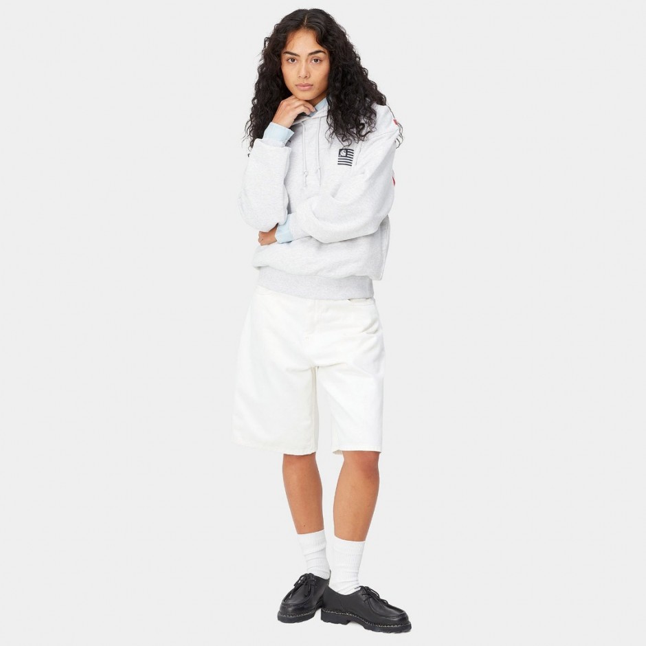 Carhartt WIP W' Brandon Λευκό - Γυναικεία Βερμούδα