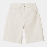Carhartt WIP W' Brandon Λευκό - Γυναικεία Βερμούδα Εικόνα 3