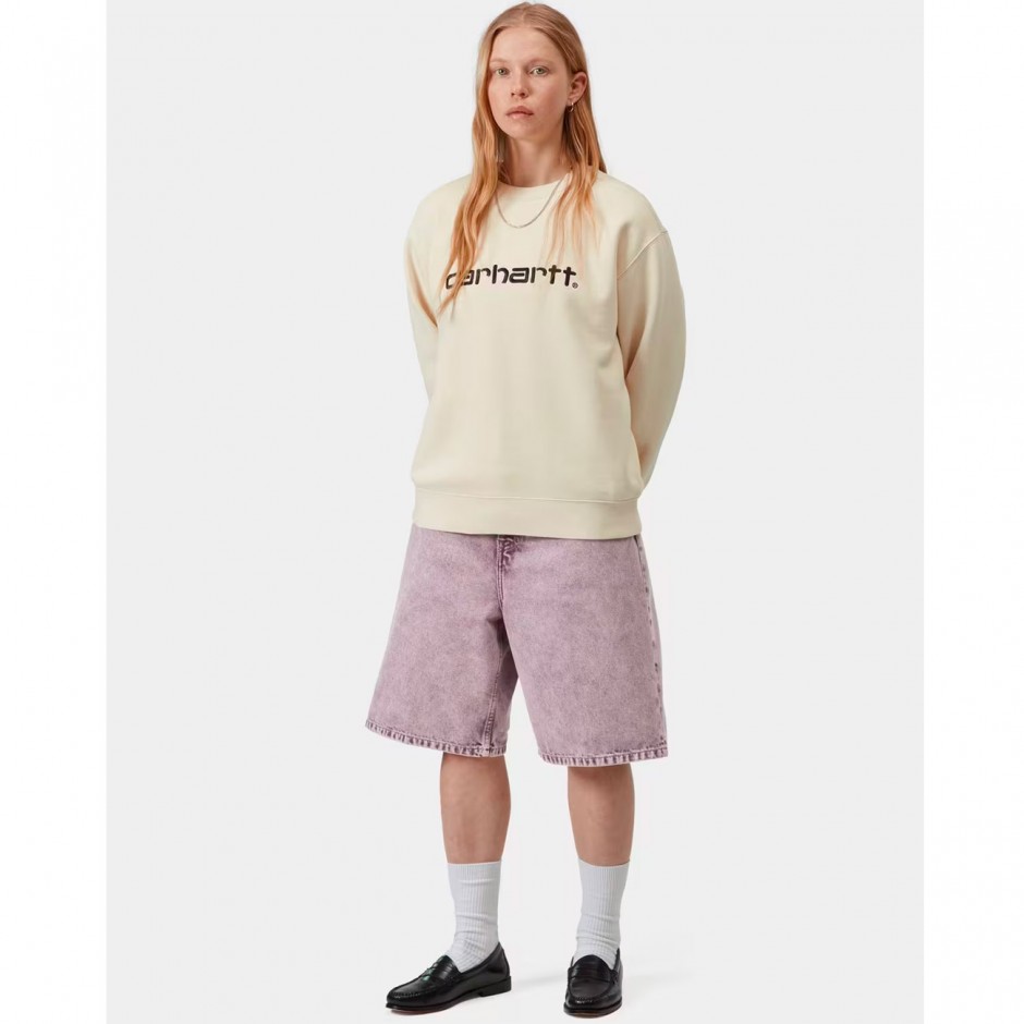 Γυναικεία Τζιν Βερμούδα Μωβ - Carhartt WIP W' Brandon