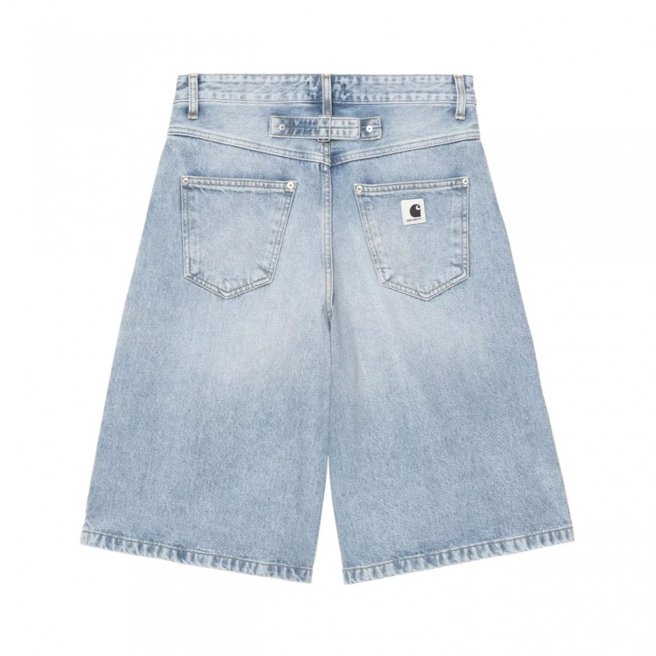 Women’s Denim Shorts Blue - Carhartt WIP W’ Belmont