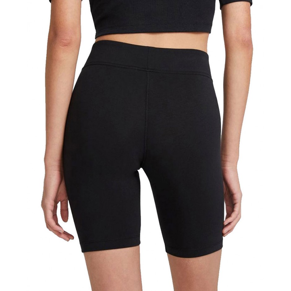 NIKE W NSW ESSNTL BIKE SHORT LBR MR CZ8526-010 Μαύρο