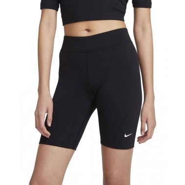 NIKE W NSW ESSNTL BIKE SHORT LBR MR CZ8526-010 Μαύρο