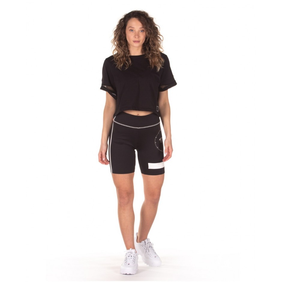 FILA LAYLA TIGHT PANTS LW119372-001 Μαύρο