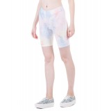 Γυναικείο κολάν KARL KANI SIGNATURE TIE DYE CYCLING SHORTS Πολύχρωμο KW221-082-1-MULTICOLOR  Εικόνα 2