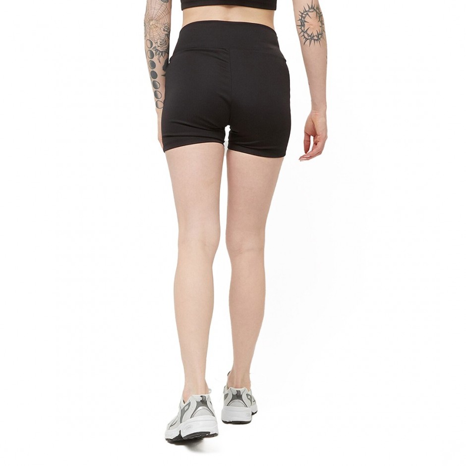 KARL KANI SMALL SERIF CYCLING SHORTS KW242-031-3-BLACK Black