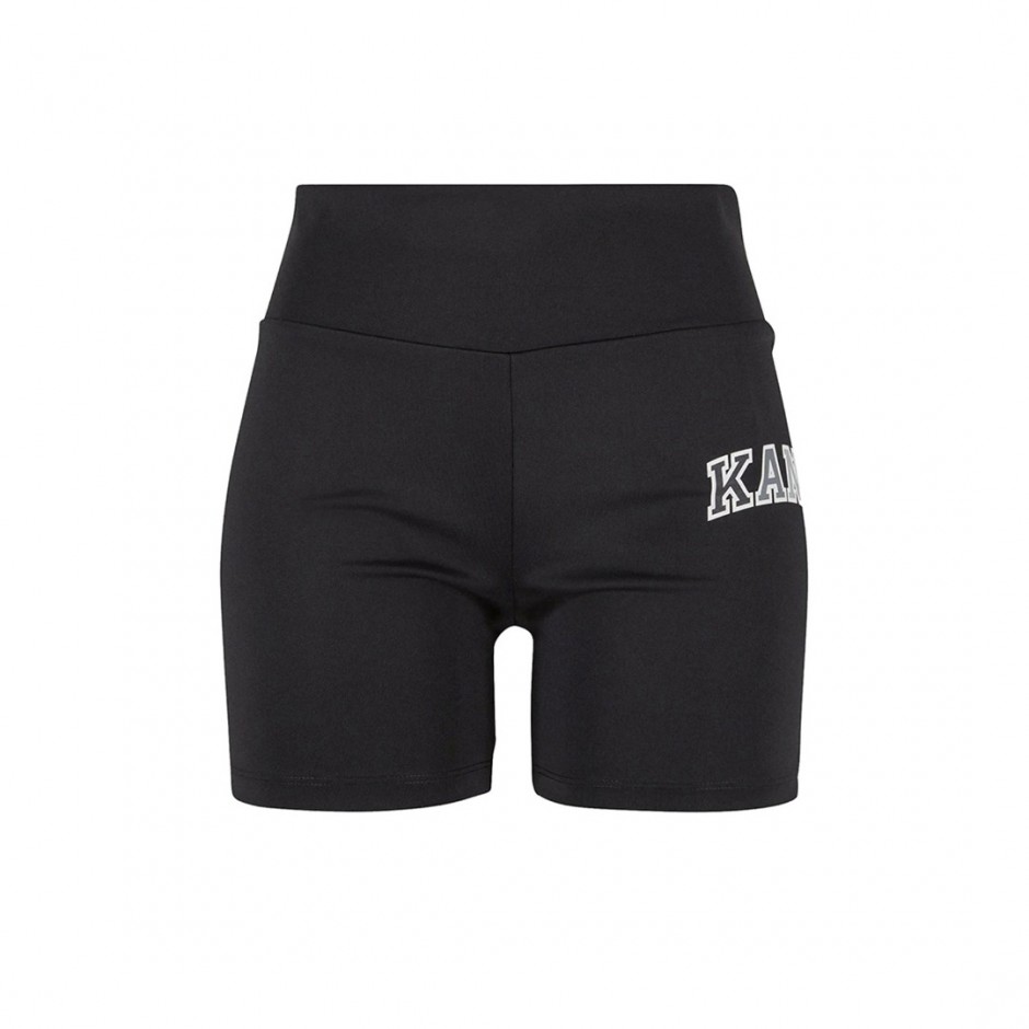 KARL KANI SMALL SERIF CYCLING SHORTS KW242-031-3-BLACK Black