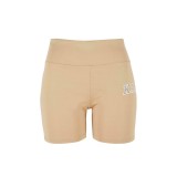 KARL KANI SMALL SERIF CYCLING SHORTS KW242-031-1-SAND Beige Image 1