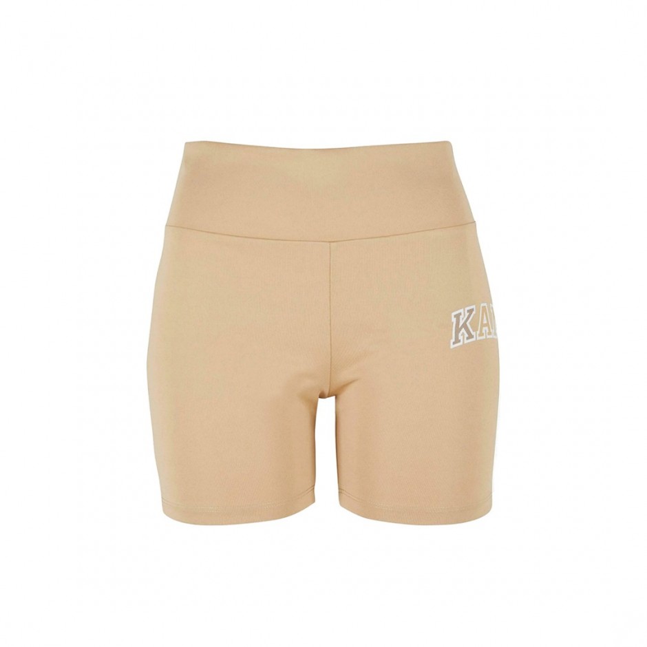 KARL KANI SMALL SERIF CYCLING SHORTS KW242-031-1-SAND Beige