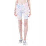 Γυναικείο κολάν KARL KANI SIGNATURE TIE DYE CYCLING SHORTS Πολύχρωμο KW221-082-1-MULTICOLOR  Εικόνα 