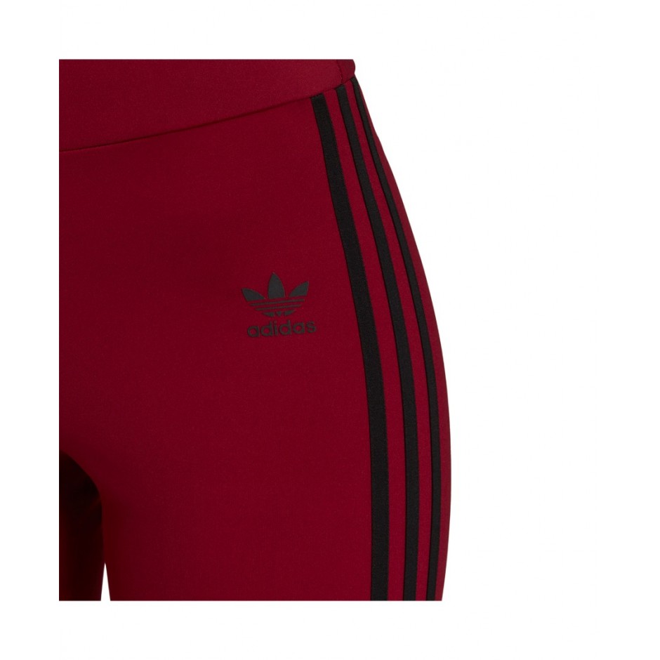 adidas Originals ADICOLOR CLASSICS PRIMEBLUE HIGH-WAISTED SHORT TIGHTS HE0406 Μπορντό
