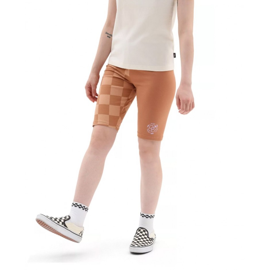Γυναικείο Κολάν VANS EM ON HOLIDAY LEGGING SHORT Καφέ VN0A7YKOYLY-YLY 