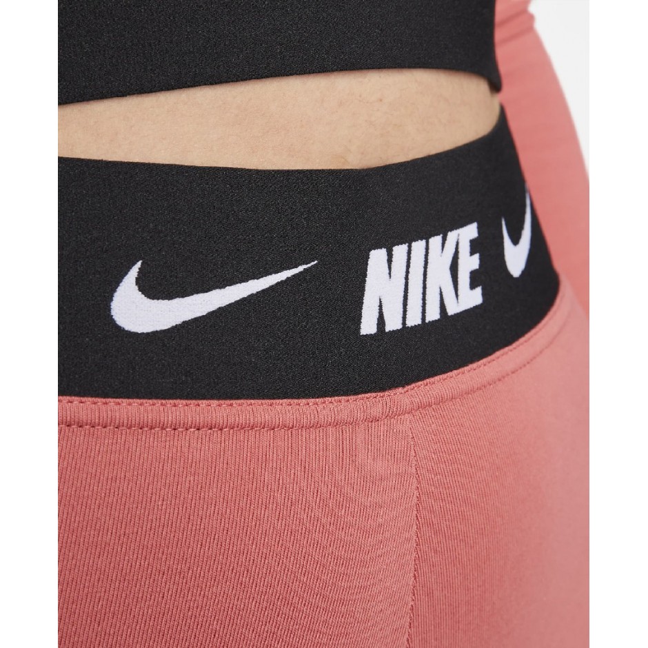 Γυναικείο Κολάν NIKE W NSW CLUB HW LGGNG Μπορντό