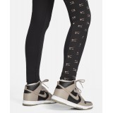 NIKE AIR HIGH WAISTED LEGGINGS Μαύρο  Εικόνα 3