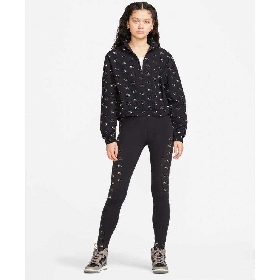 NIKE AIR HIGH WAISTED LEGGINGS Μαύρο 