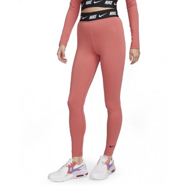 Γυναικείο Κολάν NIKE W NSW CLUB HW LGGNG Μπορντό