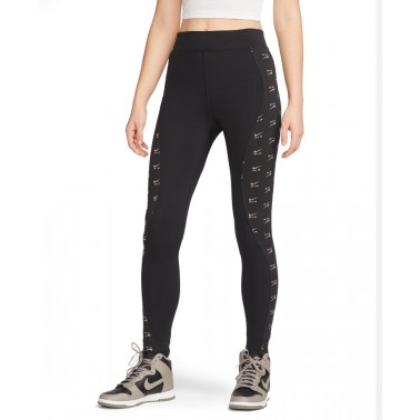 NIKE AIR HIGH WAISTED LEGGINGS Μαύρο 