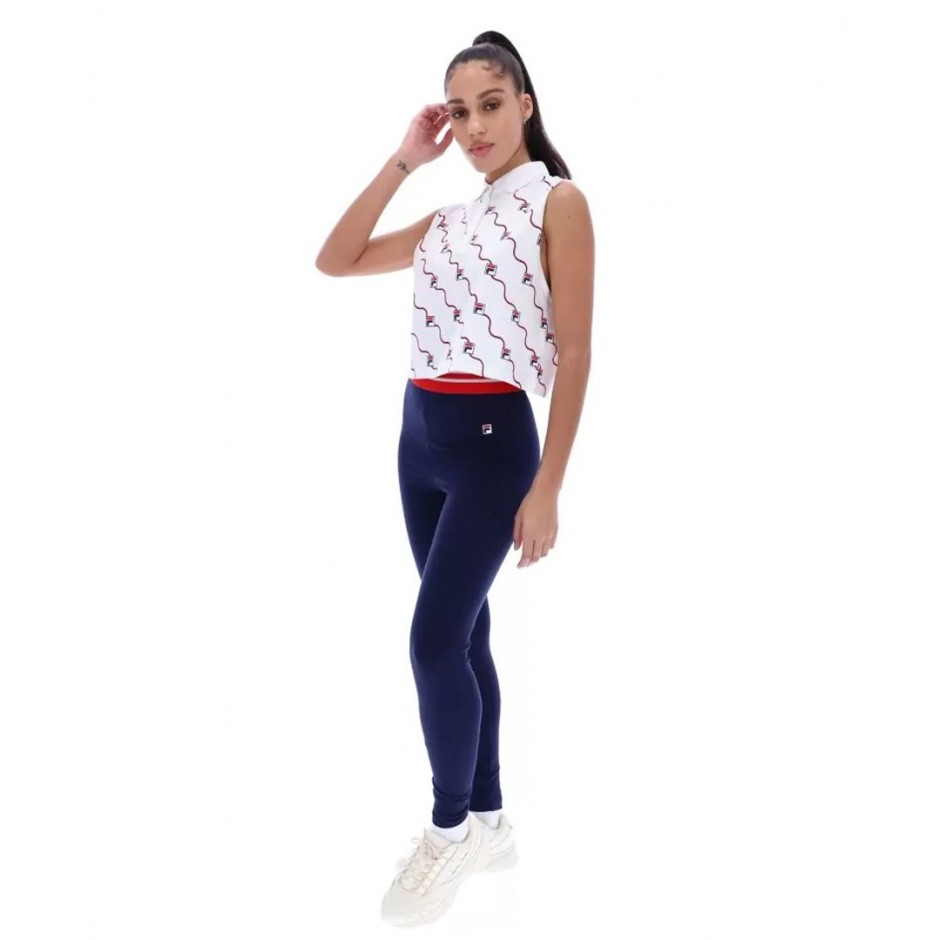 FILA BETINA TIGHT PANTS LW119332-410 Μπλε