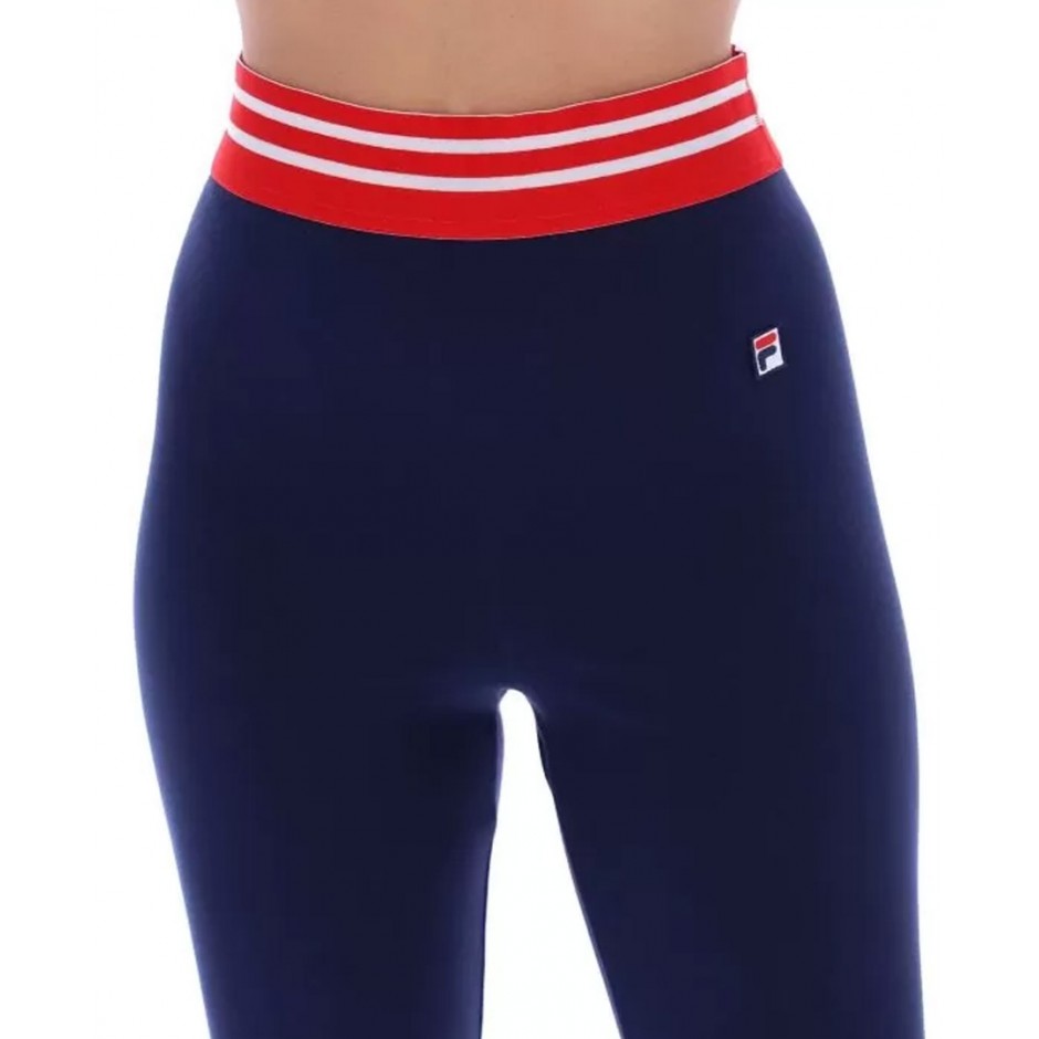 FILA BETINA TIGHT PANTS LW119332-410 Μπλε