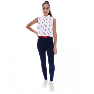 FILA BETINA TIGHT PANTS LW119332-410 Μπλε