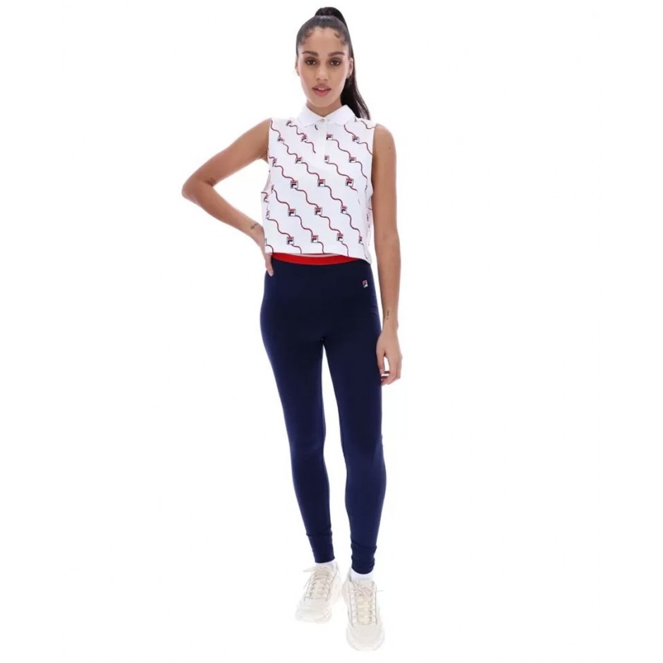FILA BETINA TIGHT PANTS LW119332-410 Μπλε
