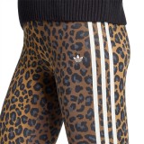 Γυναικείο Κολάν Καφέ - adidas Originals Leopard 3-Stripes Εικόνα 2