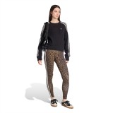 Γυναικείο Κολάν Καφέ - adidas Originals Leopard 3-Stripes Εικόνα 3