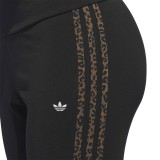 Γυναικείο Κολάν Μαύρο - adidas Originals Leopard 3-Stripes Εικόνα 2