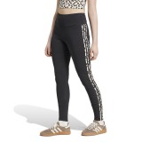 Γυναικείο Κολάν Μαύρο - adidas Originals Leopard Allover Print Εικόνα 