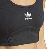 Γυναικείο Μπουστάκι Μαύρο - adidas Originals Adicolor Trefoil Εικόνα 2
