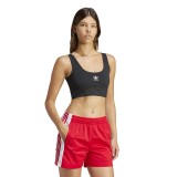 Γυναικείο Μπουστάκι Μαύρο - adidas Originals Adicolor Trefoil Εικόνα 3