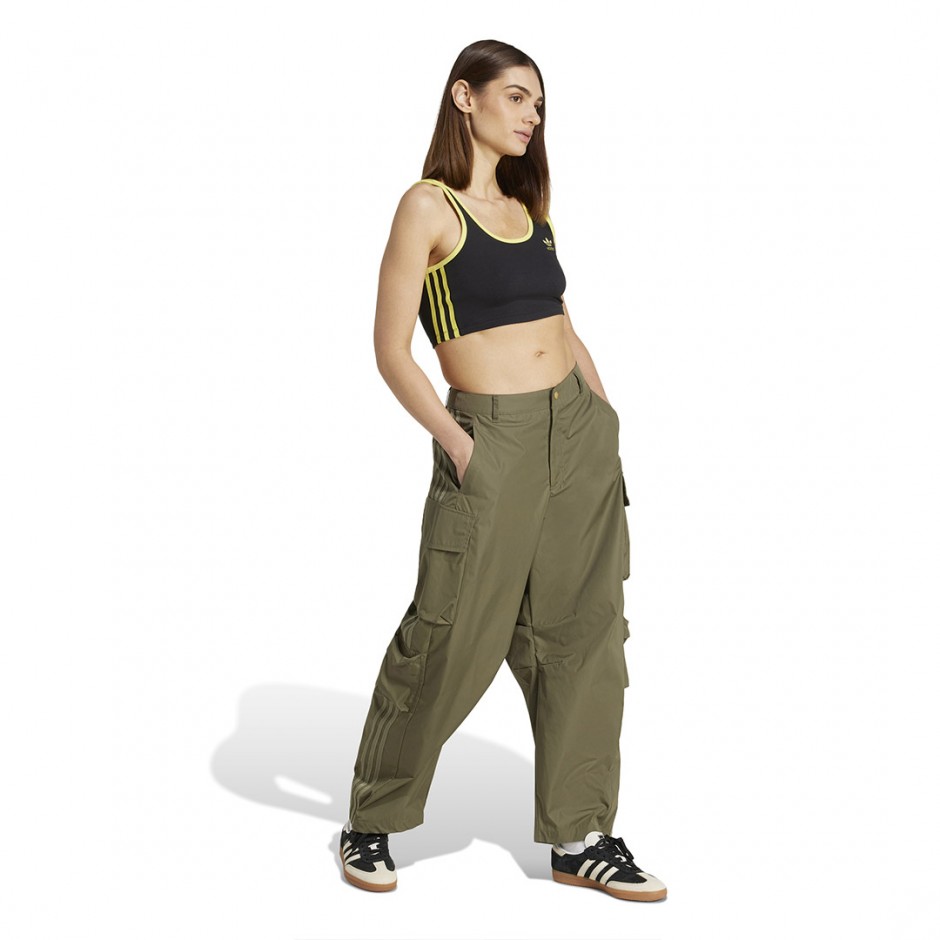 Γυναικείο Μπουστάκι Μαύρο - adidas Originals Adicolor 3-Stripes