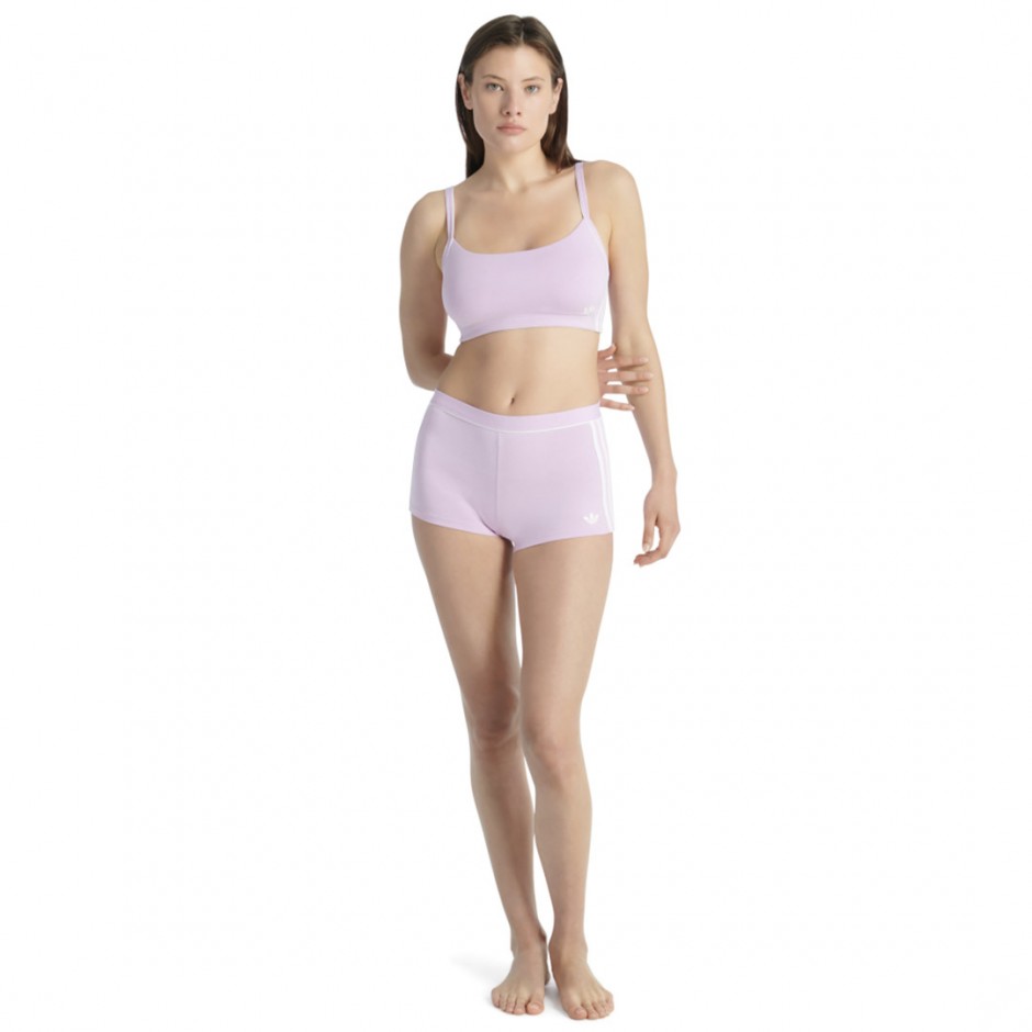 adidas Originals ADICOLOR COMFORT FLEX COTTON SCOOPED BRALETTE 4A0261-558 Pink