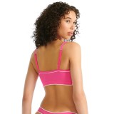 adidas Originals ADICOLOR COMFORT FLEX COTTON SCOOPED BRALETTE 4A0261-520 Pink Image 0