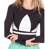 adidas Originals LARGE LOGO BODYSUIT FM2651 Μαύρο Εικόνα 2