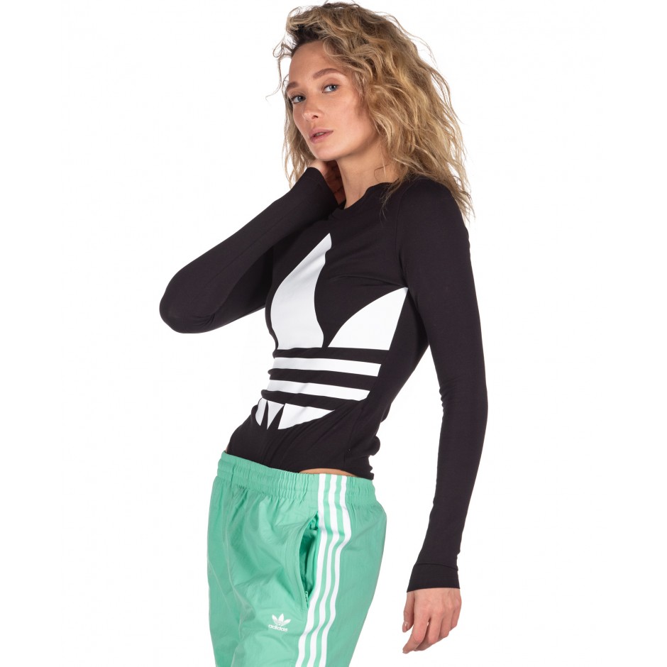 adidas Originals LARGE LOGO BODYSUIT FM2651 Μαύρο