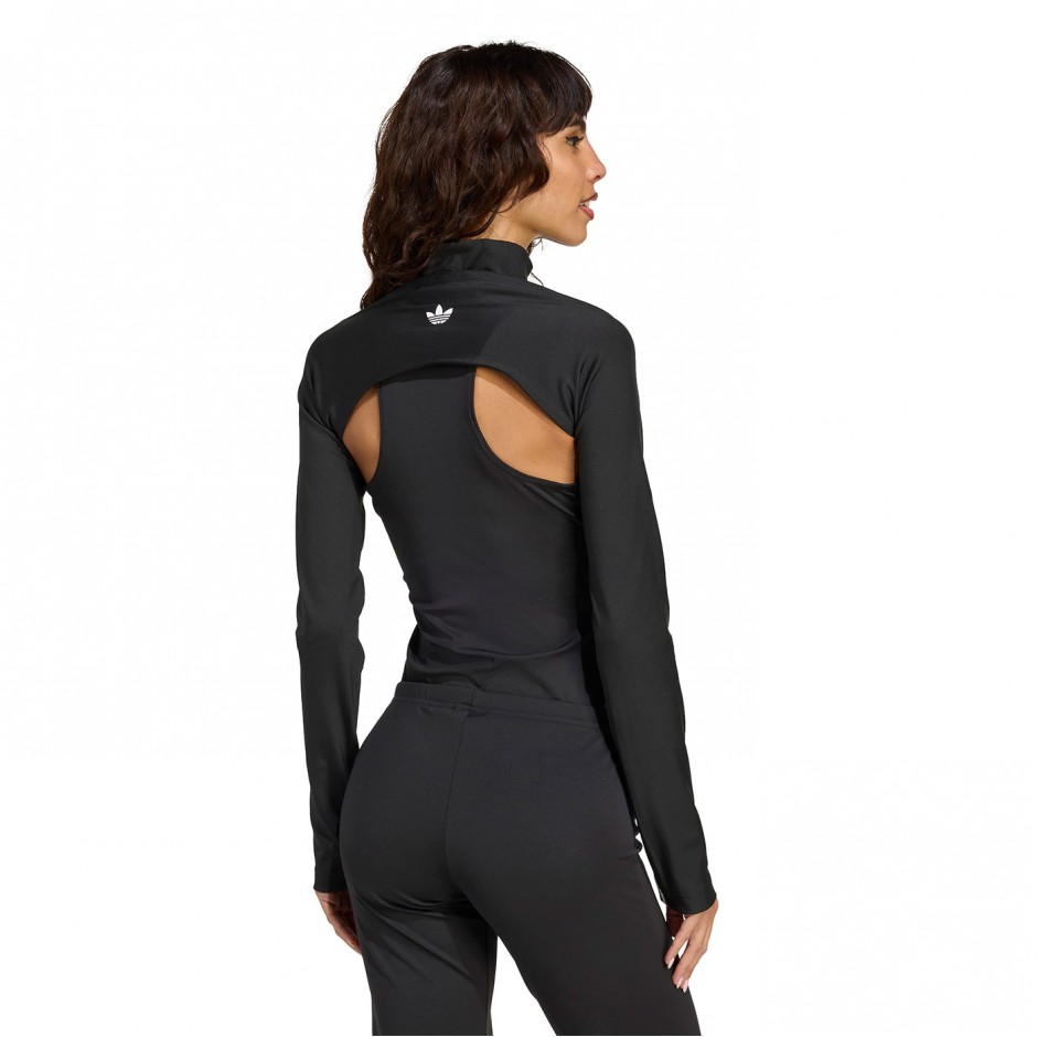 Γυναικείο Κορμάκι Μαύρο - adidas Originals 2-In-1 Compression Bodysuit