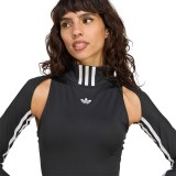 Γυναικείο Κορμάκι Μαύρο - adidas Originals 2-In-1 Compression Bodysuit Εικόνα 1
