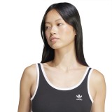 Γυναικείο Κορμάκι Μαύρο - adidas Originals Adicolor 3-Stripes Εικόνα 2