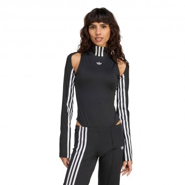 Γυναικείο Κορμάκι Μαύρο - adidas Originals 2-In-1 Compression Bodysuit