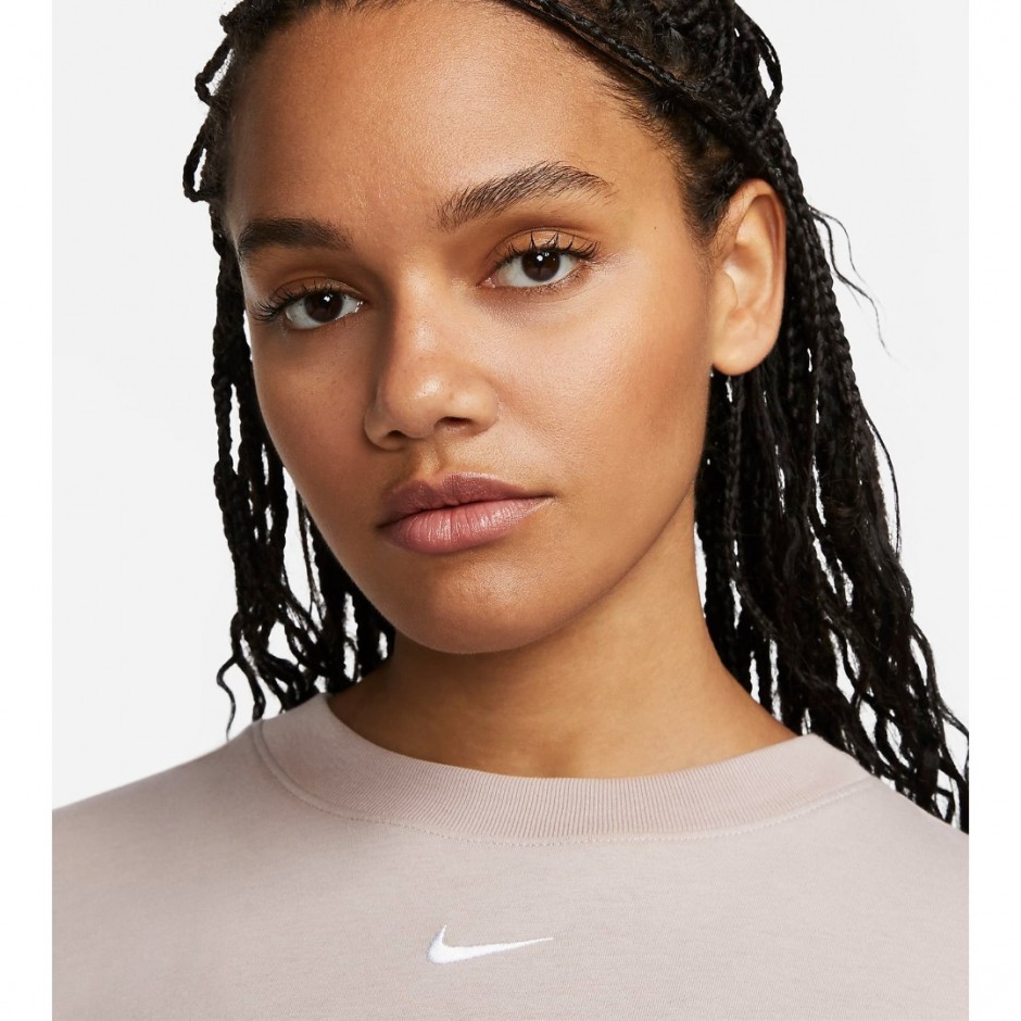 NIKE W NSW ESSNTL SS DRESS TSHRT DV7882-272 Beige